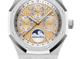Audemars Piguet Royal Oak Perpetual Calendar 26611PT.OO.1220PT.01 (2025) - Pink dial 41 mm Platinum case