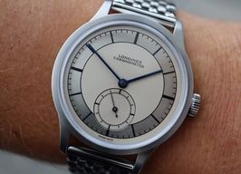 Longines Heritage L2.828.4.72.2 (2021) - Zilver wijzerplaat 39mm Staal