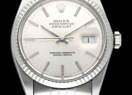 Rolex Datejust 36 16014 (1988) - Zilver wijzerplaat 36mm Staal