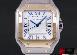 Cartier Santos W2SA0016 (2020) - Silver dial 35 mm Steel case