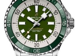 Breitling Superocean 44 A17376A31L1A1 (2026) - Groen wijzerplaat 44mm Staal