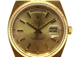 Rolex Day-Date Oysterquartz 19018 (1987) - 36mm Geelgoud