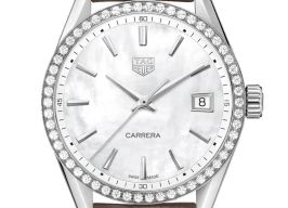 TAG Heuer Carrera Lady WBK1316.FC8258 (2023) - White dial 36 mm Steel case
