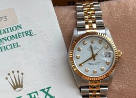 Rolex Datejust 31 68273 (1993) - Wit wijzerplaat 31mm Goud/Staal