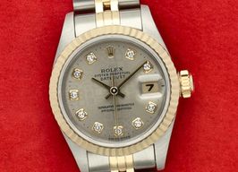 Rolex Lady-Datejust 69173 (1997) - Grey dial 26 mm Gold/Steel case