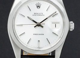 Rolex Oyster Precision 6694 (1978) - Zilver wijzerplaat 34mm Staal