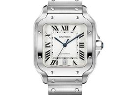 Cartier Santos WSSA0018 (2025) - Silver dial 40 mm Steel case