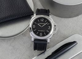 Panerai Luminor Base PAM00112 (2008) - Zwart wijzerplaat 44mm Staal