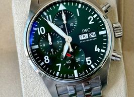 IWC Pilot Chronograph IW388104 (2021) - Blauw wijzerplaat 41mm Staal