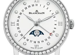 Blancpain Villeret 6126-4628-55B (2026) - Wit wijzerplaat 34mm Staal