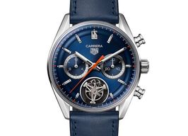 TAG Heuer Carrera CBS5010.FC6543 (2024) - Blauw wijzerplaat 42mm Staal