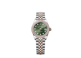 Rolex Lady-Datejust 279381RBR (2025) - Groen wijzerplaat 28mm Goud/Staal