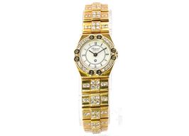 Chopard St. Moritz 25-5156 (1987) - Champagne wijzerplaat 20mm Geelgoud