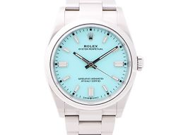 Rolex Oyster Perpetual 36 126000 (2024) - Turquoise wijzerplaat 36mm Staal