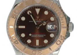 Rolex Yacht-Master 40 116621 (2016) - Bruin wijzerplaat 40mm Goud/Staal