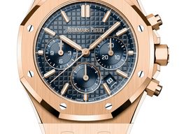 Audemars Piguet Royal Oak Chronograph 26715OR.OO.1356OR.01 (2025) - Black dial 38 mm Rose Gold case
