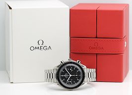 Omega Speedmaster Reduced 3510.50.00 (1998) - Zwart wijzerplaat 39mm Staal
