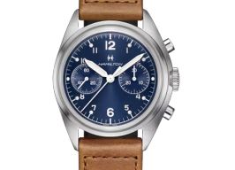 Hamilton Khaki Aviation H76409540 (2025) - Blauw wijzerplaat 41mm Staal