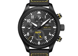 IWC Pilot Chronograph IW389107 (2023) - Zwart wijzerplaat 45mm Keramiek