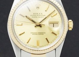 Rolex Datejust 36 16013 (1985) - Gold dial 36 mm Gold/Steel case