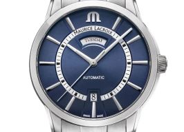 Maurice Lacroix Pontos Day Date PT6358-SS002-431-1 (2023) - Blue dial 41 mm Steel case