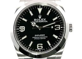 Rolex Explorer 214270 (2020) - Zwart wijzerplaat 39mm Staal