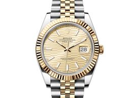 Rolex Datejust 41 126333-0022 (2024) - Gold dial 41 mm Gold/Steel case