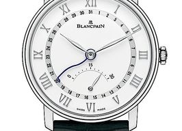 Blancpain Villeret Ultra-Slim 6653Q-1127-55B (2022) - Wit wijzerplaat 40mm Staal