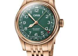 Oris Big Crown Pointer Date 01 754 7741 3167-07 8 20 01 (2025) - Groen wijzerplaat 40mm Brons