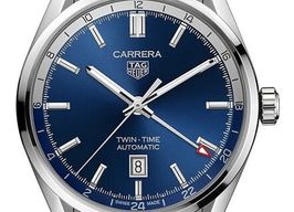 TAG Heuer Carrera Calibre 7 WBN201A.BA0640 (2025) - Blue dial 41 mm Steel case