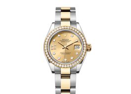 Rolex Lady-Datejust 279383RBR-0022 (2024) - Champagne dial 28 mm Gold/Steel case