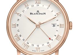 Blancpain Villeret 6662-3642-55A (2022) - Wit wijzerplaat 40mm Roségoud