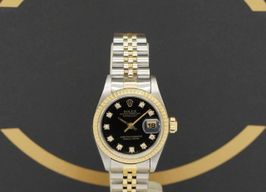 Rolex Lady-Datejust 69173 (1995) - Zwart wijzerplaat 26mm Goud/Staal