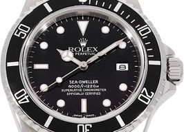 Rolex Sea-Dweller 16660 (Onbekend (willekeurig serienummer)) - Zwart wijzerplaat 40mm Staal