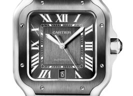 Cartier Santos WSSA0037 (2025) - Grijs wijzerplaat 40mm Staal