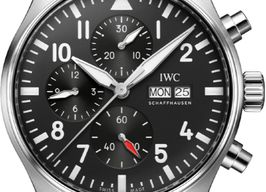 IWC Pilot Chronograph IW378001 (2026) - Zwart wijzerplaat 43mm Staal