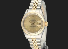 Rolex Lady-Datejust 69173 (1988) - Champagne dial 26 mm Gold/Steel case