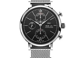 IWC Portofino Chronograph IW391030 (2025) - Black dial 42 mm Steel case