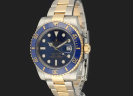 Rolex Submariner Date 116613LB (2015) - Blue dial 40 mm Gold/Steel case