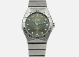 Omega Constellation Quartz 131.10.28.60.60.001 (2026) - Green dial 28 mm Steel case