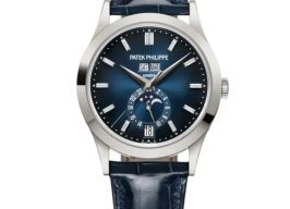 Patek Philippe Annual Calendar 5396G-017 (2024) - Blue dial 39 mm White Gold case