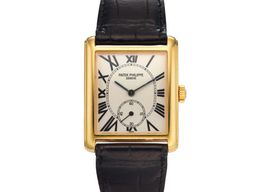 Patek Philippe Gondolo 5014J (Onbekend (willekeurig serienummer)) - Zilver wijzerplaat 35mm Geelgoud