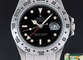Rolex Explorer II 16550 (1984) - Zwart wijzerplaat 40mm Staal