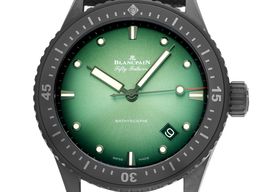 Blancpain Fifty Fathoms Bathyscaphe 5000-0153-B52A (2025) - Green dial Ceramic case