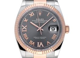 Rolex Datejust 36 126231 (2022) - Grey dial 36 mm Gold/Steel case