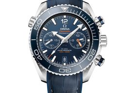 Omega Seamaster Planet Ocean Chronograph 215.33.46.51.03.001 (2025) - Blauw wijzerplaat 46mm Staal