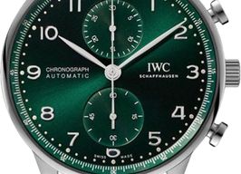 IWC Portuguese Chronograph IW371615 (2024) - Green dial 41 mm Steel case