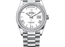 Rolex Day-Date 36 128396TBR (2025) - Wit wijzerplaat 36mm Platina