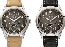 Patek Philippe Annual Calendar Travel Time 5326G-001 (2025) - Grey dial 41 mm White Gold case