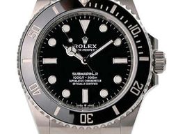 Rolex Submariner No Date 124060 (2021) - Zwart wijzerplaat 41mm Staal